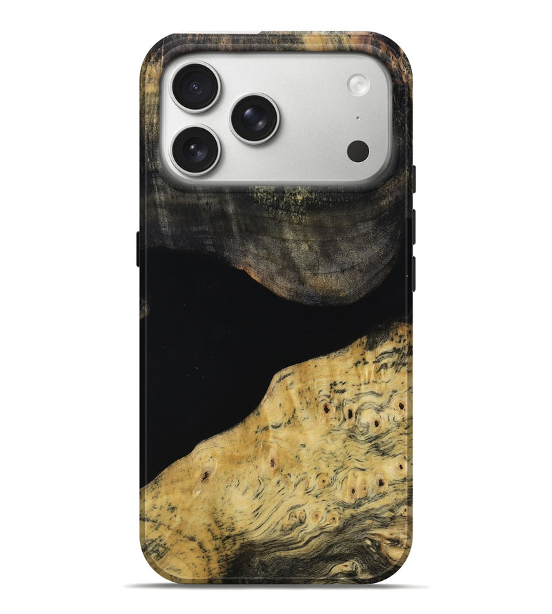 iPhone 17 Pro Max Wood Live Edge Phone Case - Enos (Wood Burl, 814261)