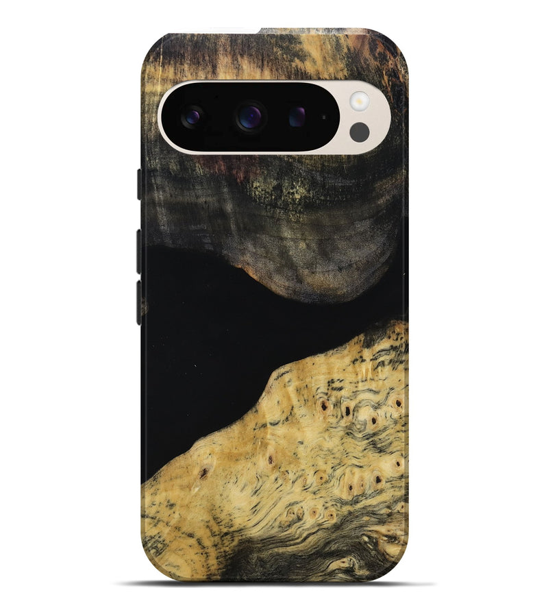 Pixel 9 Pro XL Wood Live Edge Phone Case - Enos (Wood Burl, 814261)