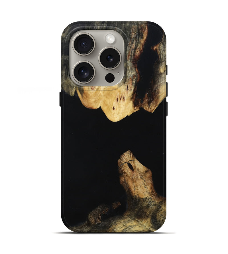 iPhone 16 Pro Wood Live Edge Phone Case - Lavonne (Wood Burl, 814263)