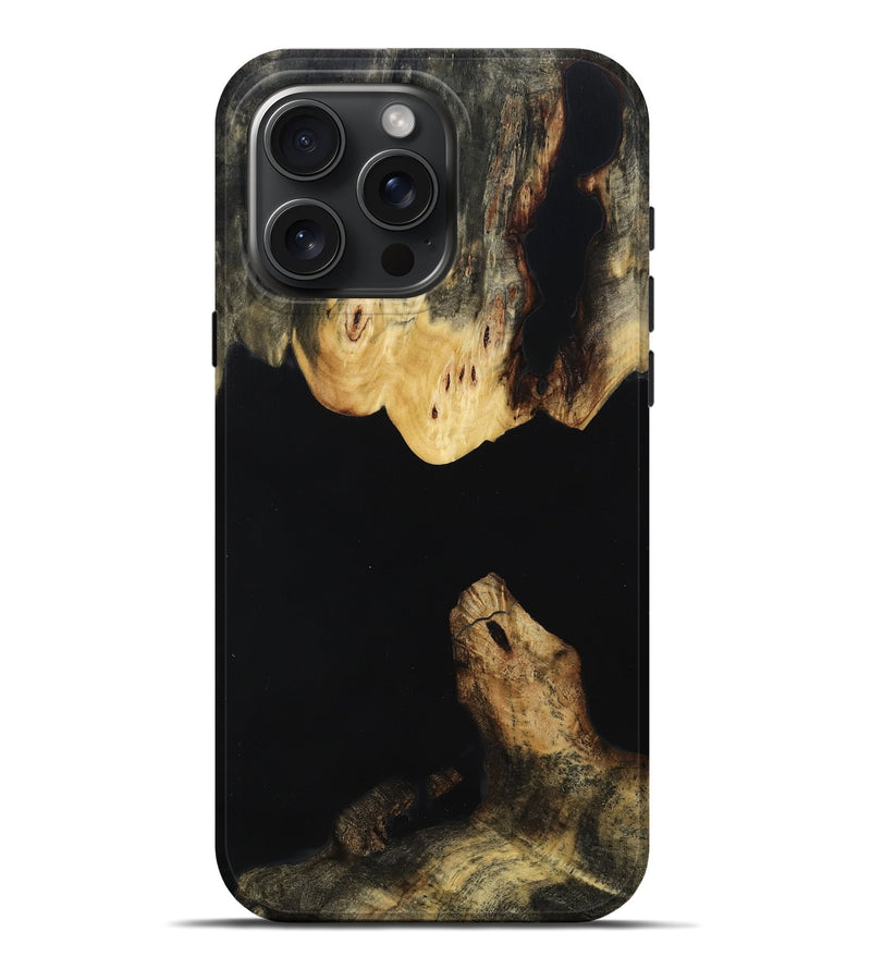 iPhone 16 Pro Max Wood Live Edge Phone Case - Lavonne (Wood Burl, 814263)