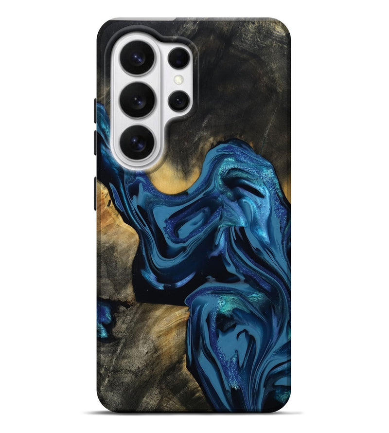 Galaxy S26 Ultra Wood Live Edge Phone Case - Koda (Blue, 814270)