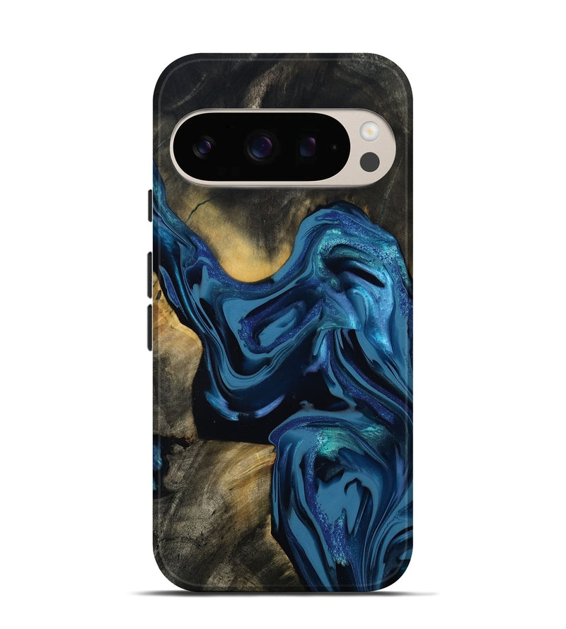 Pixel 10 Wood Live Edge Phone Case - Koda (Blue, 814270)