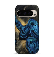 Pixel 10 Pro Wood Live Edge Phone Case - Koda (Blue, 814270)