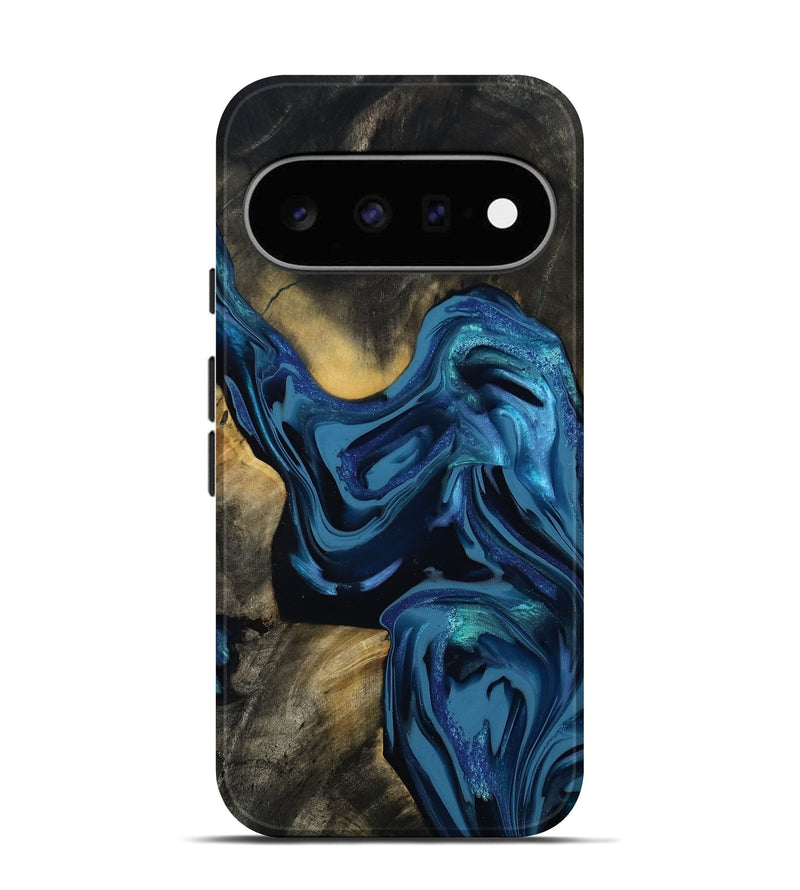 Pixel 11 Wood Live Edge Phone Case - Koda (Blue, 814270)