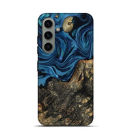 Galaxy S24 Wood Live Edge Phone Case - Kamiyah (Blue, 814271)