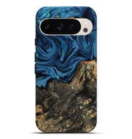 Pixel 10 Pro XL Wood Live Edge Phone Case - Kamiyah (Blue, 814271)