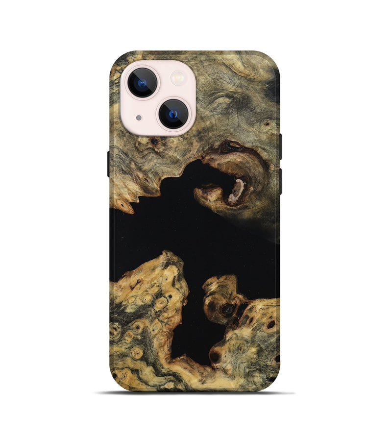 iPhone 13 mini Wood Live Edge Phone Case - Emelia (Wood Burl, 814274)