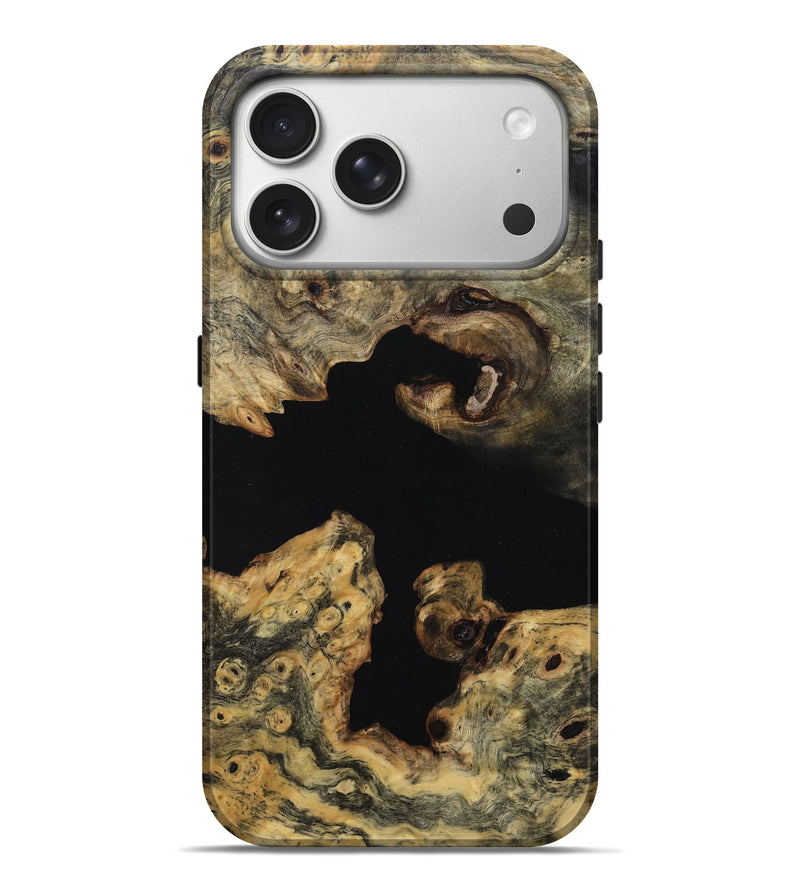 iPhone 17 Pro Max Wood Live Edge Phone Case - Emelia (Wood Burl, 814274)