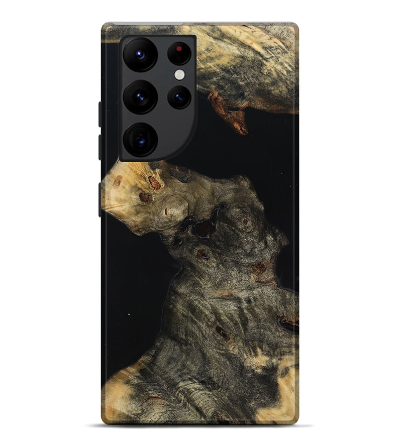 Galaxy S22 Ultra Wood Live Edge Phone Case - Mikalah (Wood Burl, 814287)