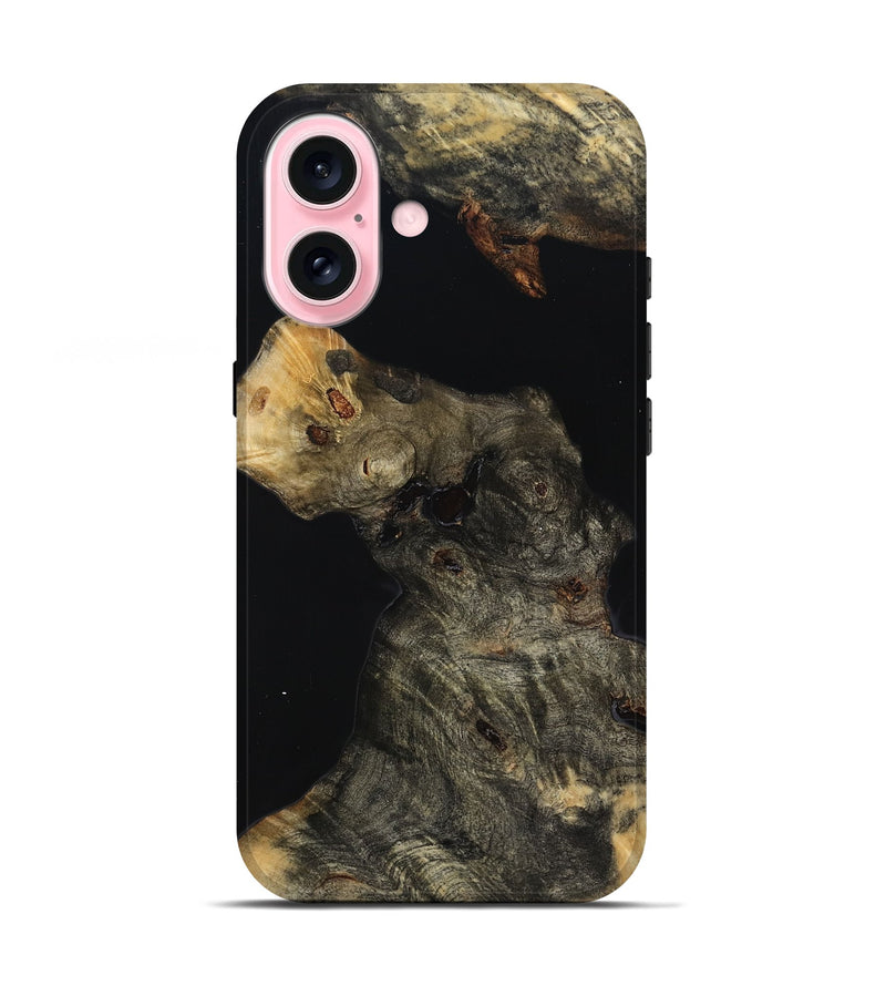 iPhone 17 Wood Live Edge Phone Case - Mikalah (Wood Burl, 814287)