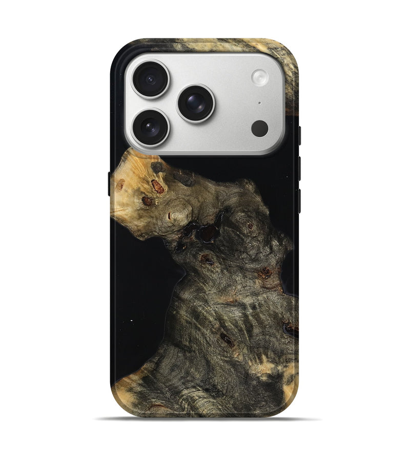 iPhone 17 Pro Wood Live Edge Phone Case - Mikalah (Wood Burl, 814287)