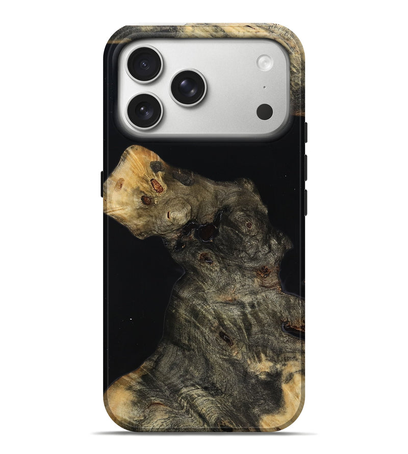 iPhone 17 Pro Max Wood Live Edge Phone Case - Mikalah (Wood Burl, 814287)