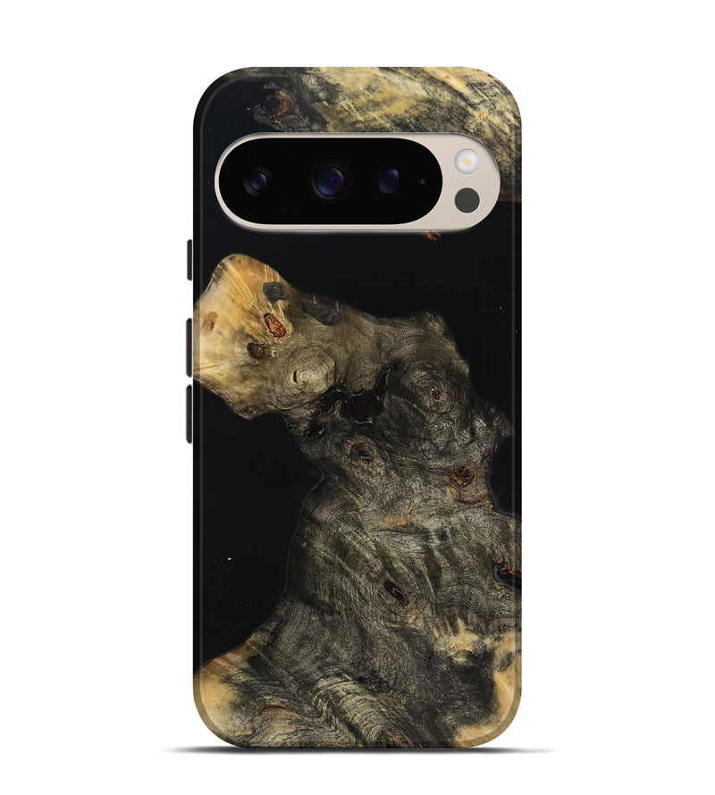 Pixel 9 Wood Live Edge Phone Case - Mikalah (Wood Burl, 814287)