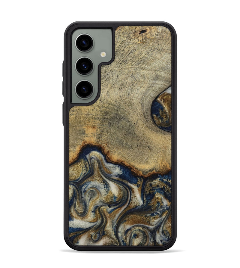 Galaxy S24 Plus Wood Phone Case - Verda (Teal & Gold, 814290)