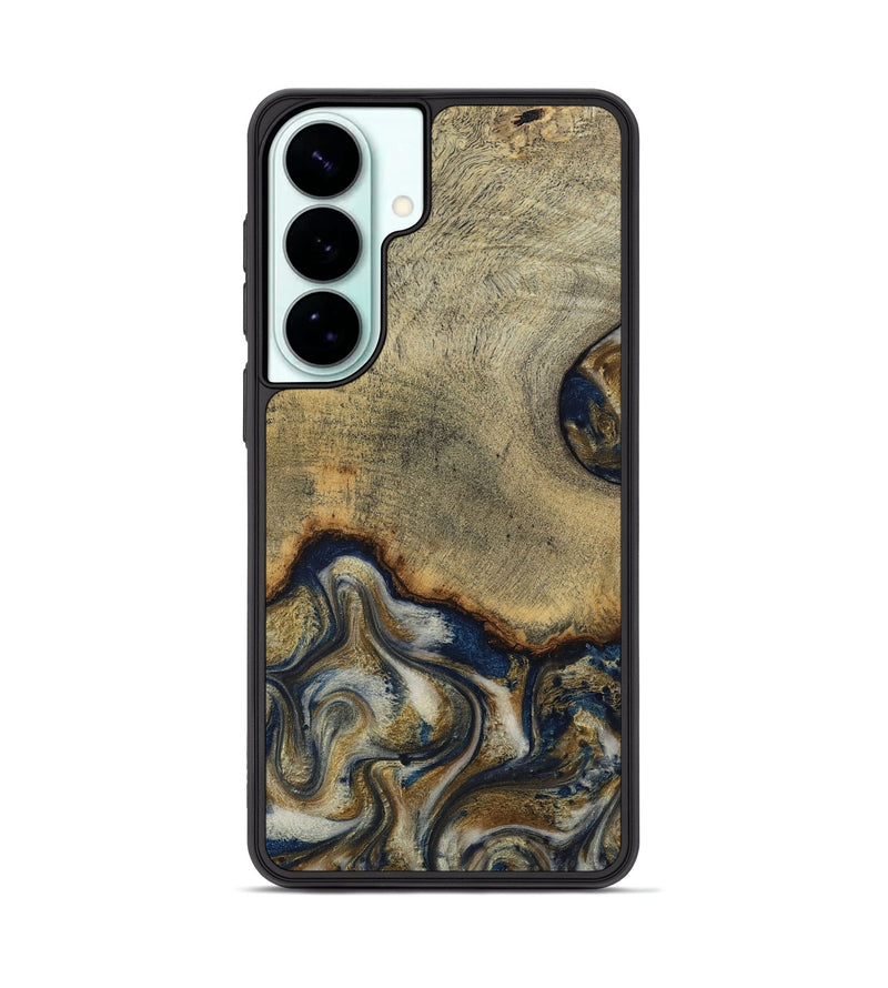 Galaxy S26 Plus Wood Phone Case - Verda (Teal & Gold, 814290)