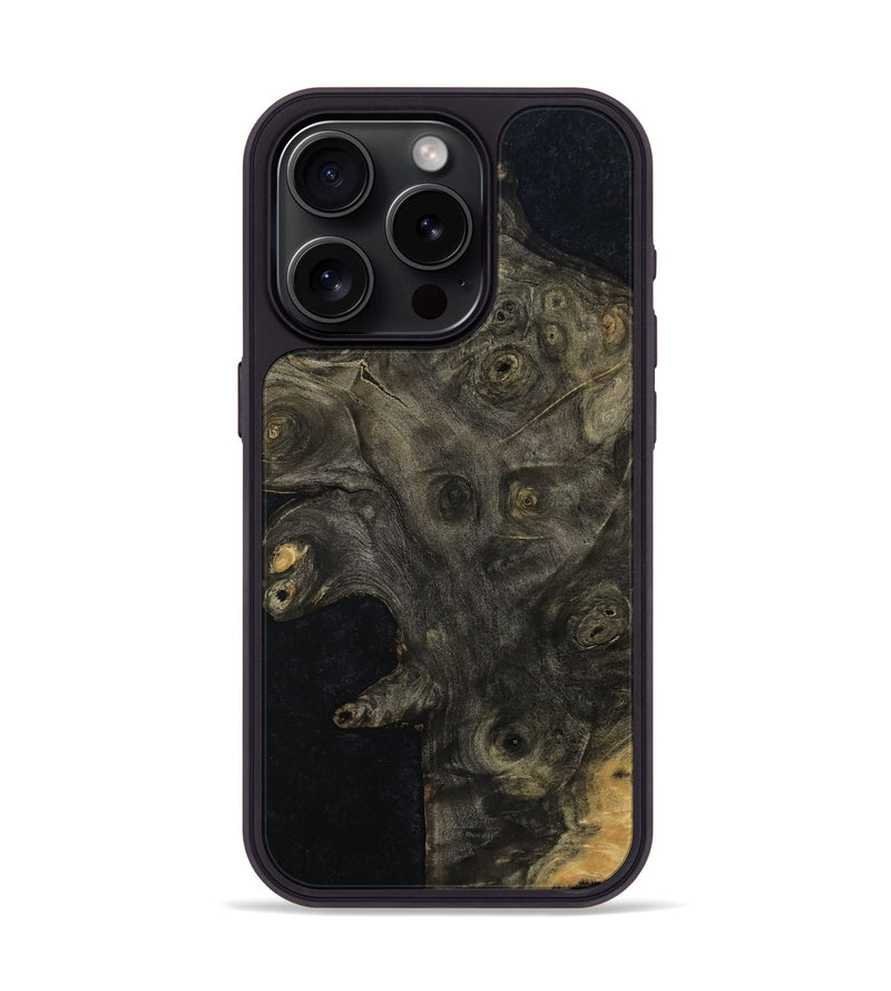 iPhone 15 Pro Wood Phone Case - Alethea (Wood Burl, 814296)