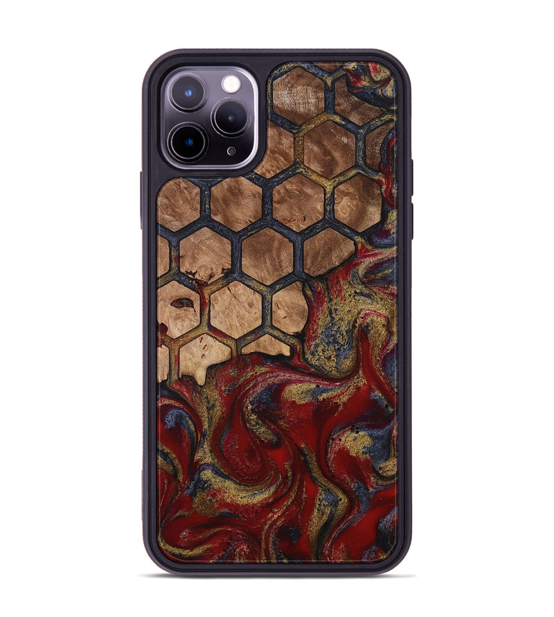 iPhone 11 Pro Max Wood Phone Case - Alfreda (Pattern, 814310)