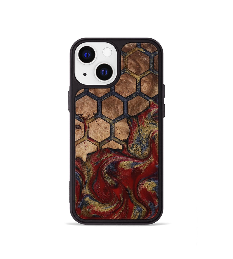 iPhone 13 mini Wood Phone Case - Alfreda (Pattern, 814310)