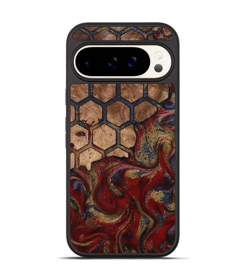 Pixel 9 Pro Wood Phone Case - Alfreda (Pattern, 814310)