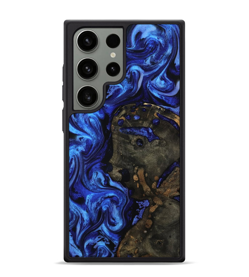 Galaxy S24 Ultra Wood Phone Case - Sidney (Blue, 814312)