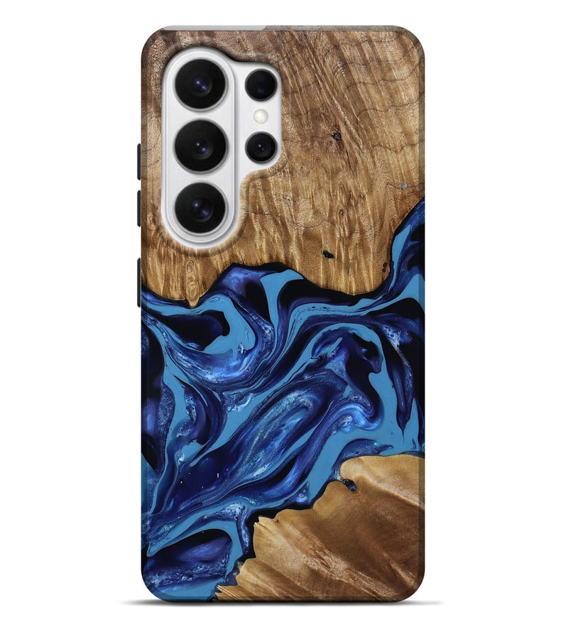 Galaxy S26 Ultra Wood Live Edge Phone Case - Johnson (Blue, 814391)