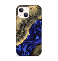 iPhone 13 Wood Live Edge Phone Case - Clarice (Purple, 814393)