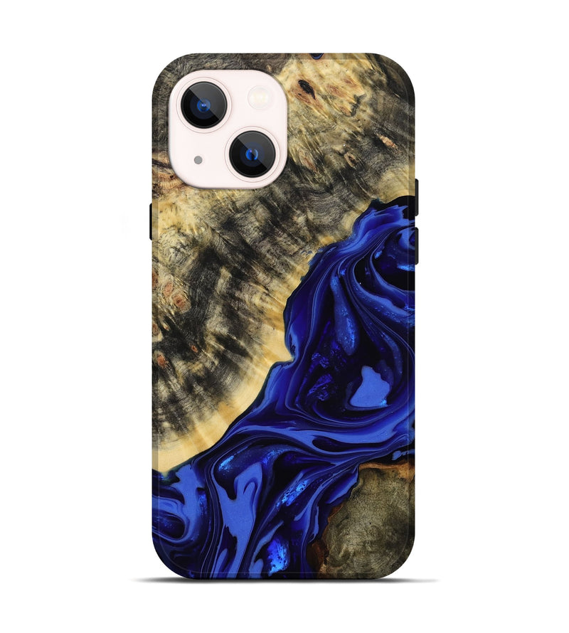 iPhone 14 Wood Live Edge Phone Case - Clarice (Purple, 814393)