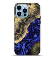 iPhone 14 Pro Max Wood Live Edge Phone Case - Clarice (Purple, 814393)