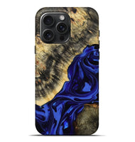 iPhone 16 Pro Max Wood Live Edge Phone Case - Clarice (Purple, 814393)
