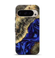 Pixel 9 Pro Wood Live Edge Phone Case - Clarice (Purple, 814393)