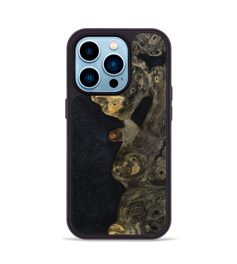 iPhone 14 Pro Wood Phone Case - Kylen (Wood Burl, 814510)