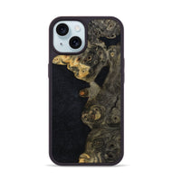 iPhone 15 Wood Phone Case - Kylen (Wood Burl, 814510)