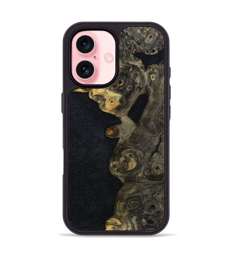 iPhone 16 Wood Phone Case - Kylen (Wood Burl, 814510)