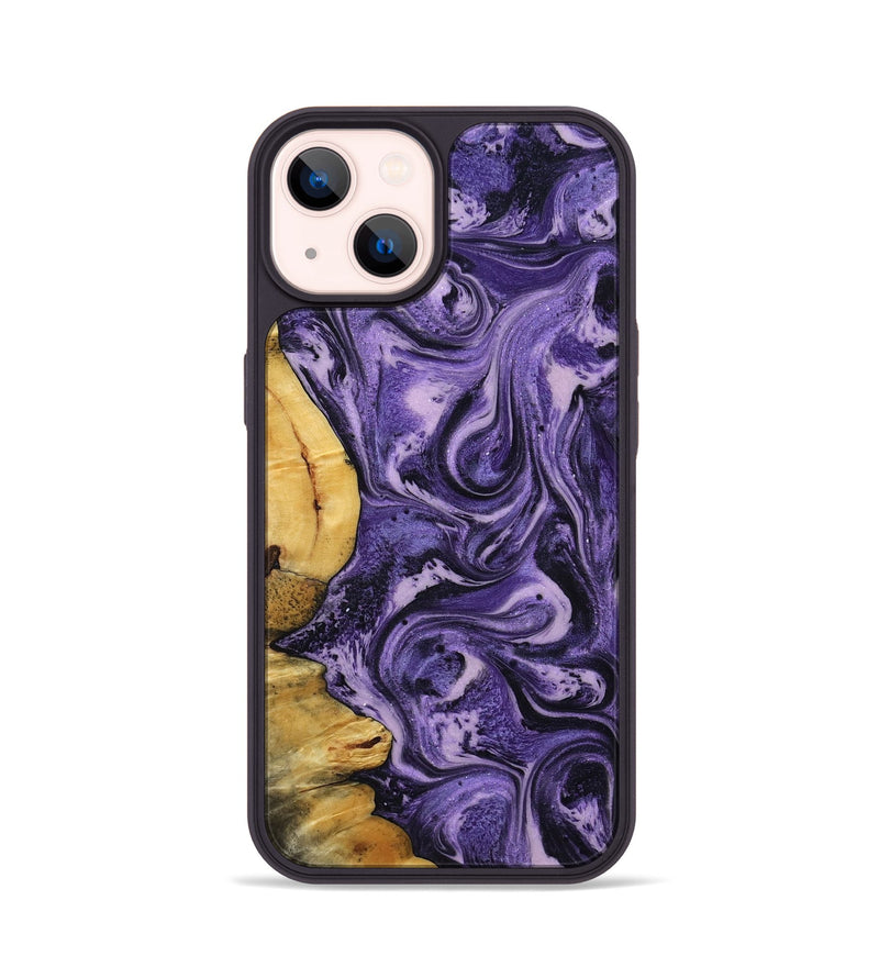 iPhone 14 Wood Phone Case - Avery (Purple, 814516)