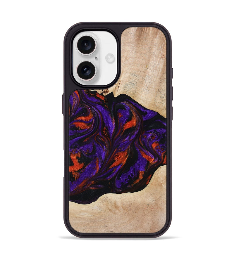 iPhone 17 Wood Phone Case - Elora (Purple, 814518)