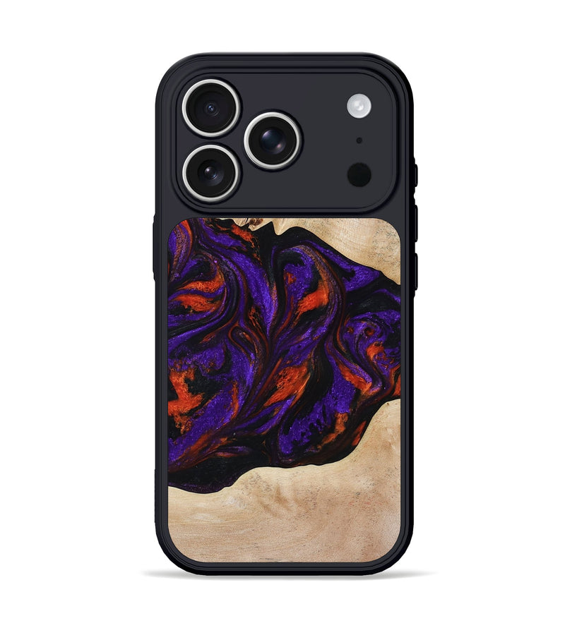 iPhone 17 Pro Wood Phone Case - Elora (Purple, 814518)