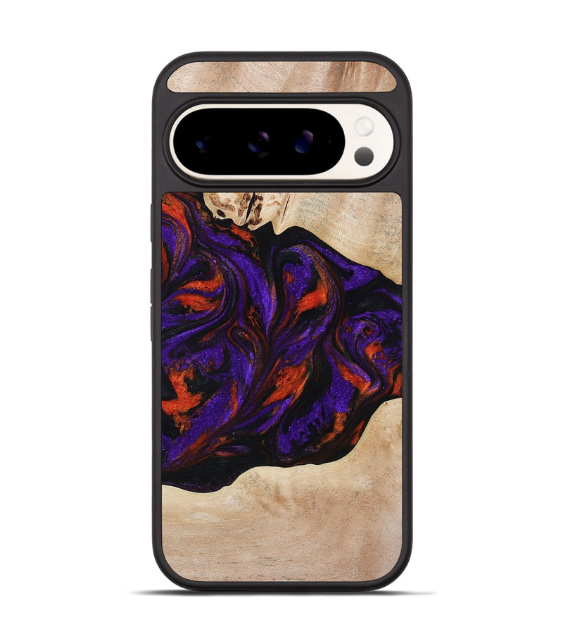 Pixel 9 Wood Phone Case - Elora (Purple, 814518)