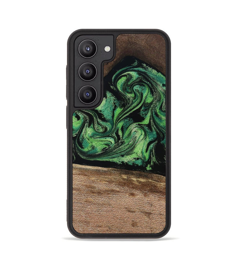 Galaxy S23 Wood Phone Case - Adaline (Green, 814525)