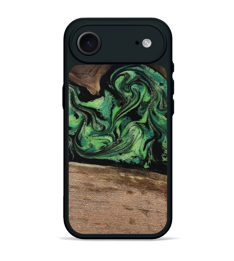 iPhone 17 Air Wood Phone Case - Adaline (Green, 814525)