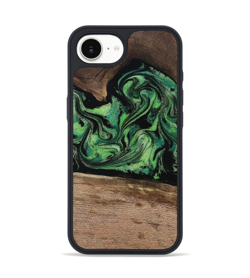 iPhone 17e Wood Phone Case - Adaline (Green, 814525)