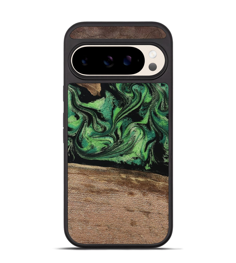 Pixel 10 Wood Phone Case - Adaline (Green, 814525)