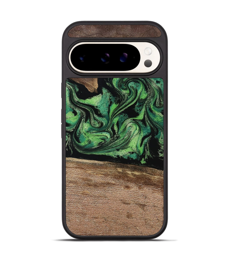 Pixel 9 Pro Wood Phone Case - Adaline (Green, 814525)