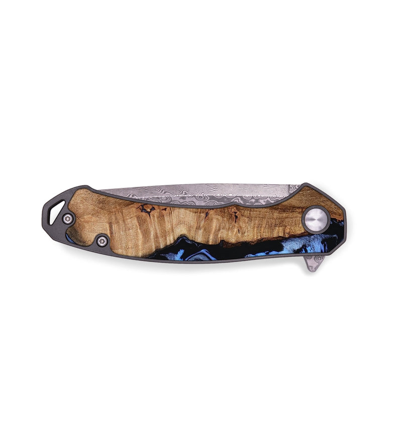 EDC Wood Pocket Knife - Maxie (Blue, 814541)