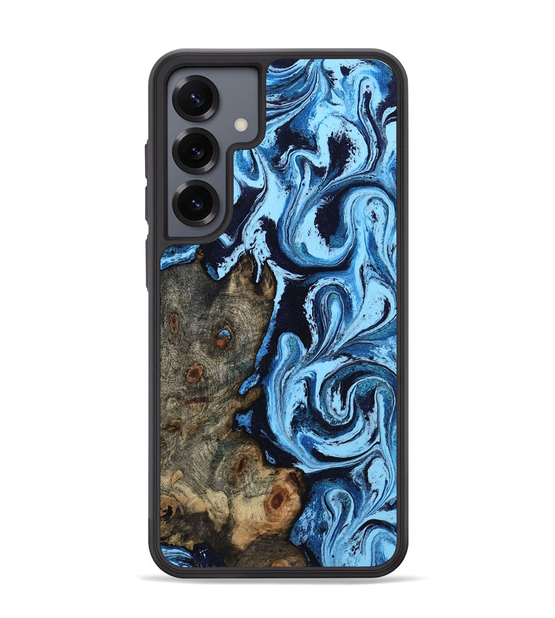 Galaxy S25 Plus Wood Phone Case - Kelsi (Blue, 814543)