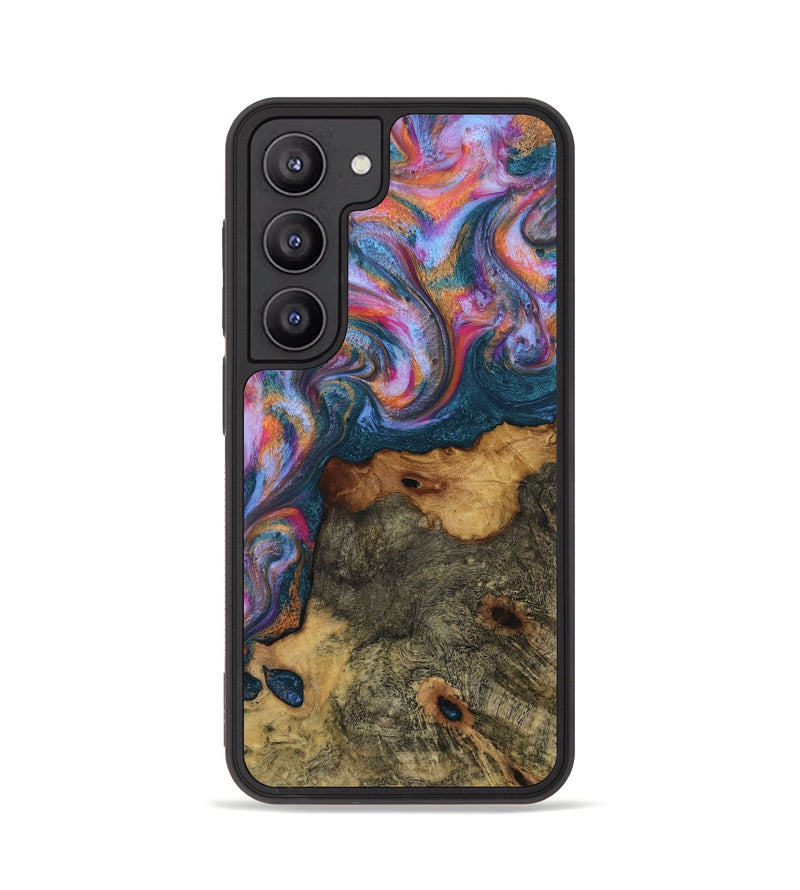 Galaxy S23 Wood Phone Case - Vanessa (Blue, 814545)
