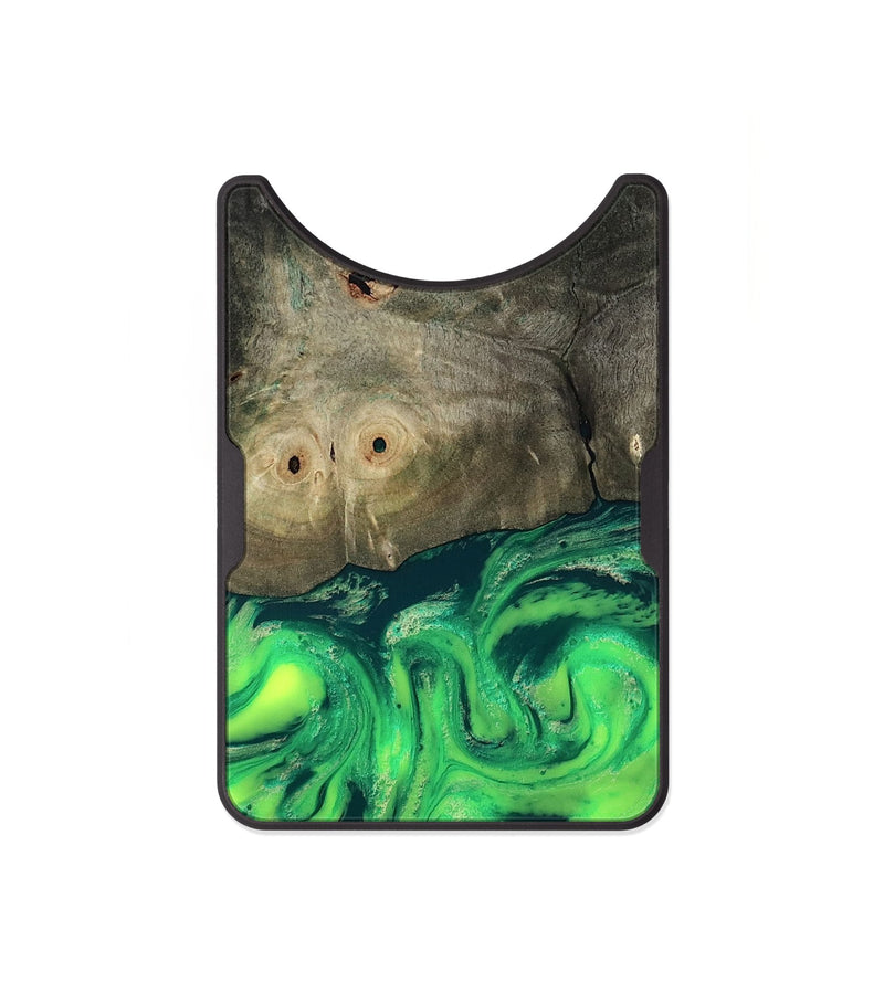 Alloy Wood Wallet - Tylor (Green, 814550)