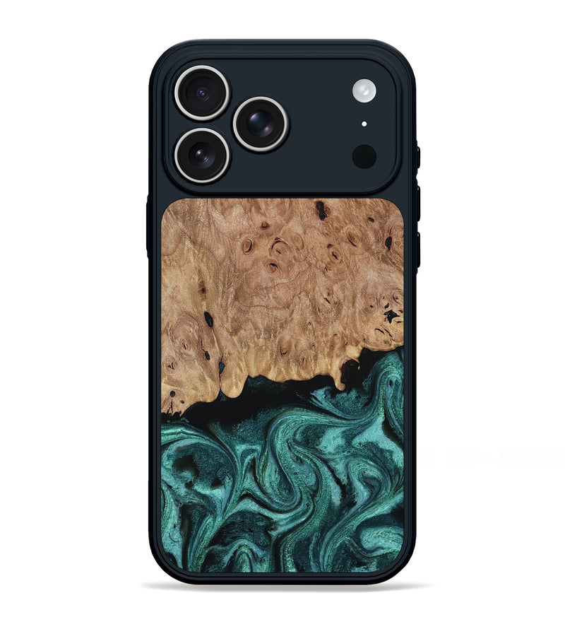 iPhone 17 Pro Max Wood Phone Case - Malcolm (Green, 814553)
