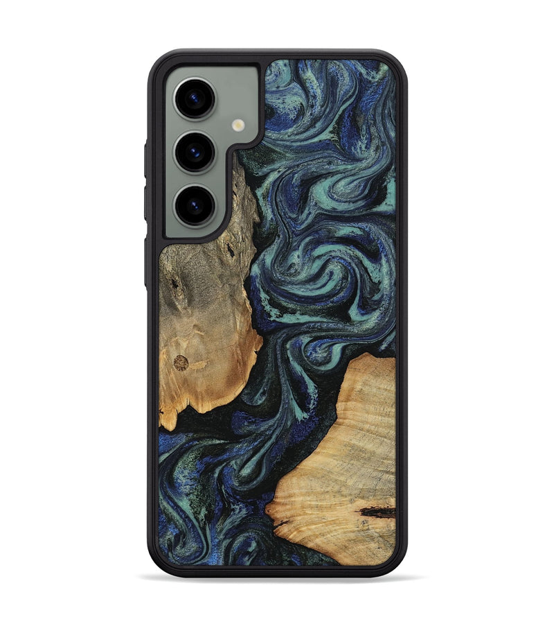Galaxy S24 Plus Wood Phone Case - Christy (Blue, 814557)