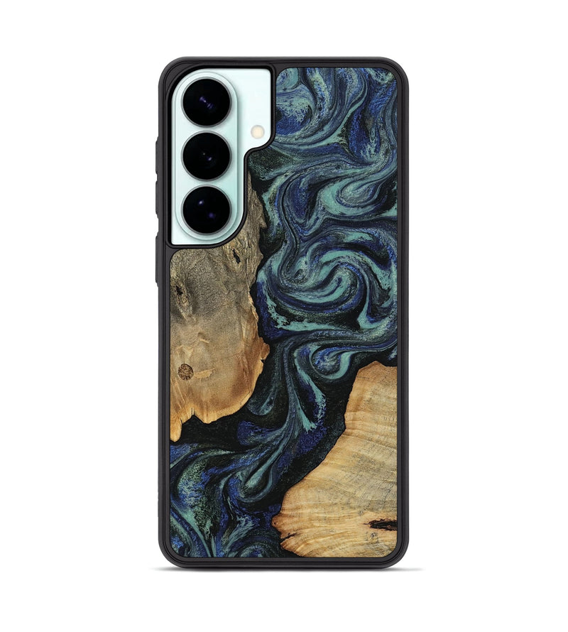 Galaxy S26 Plus Wood Phone Case - Christy (Blue, 814557)