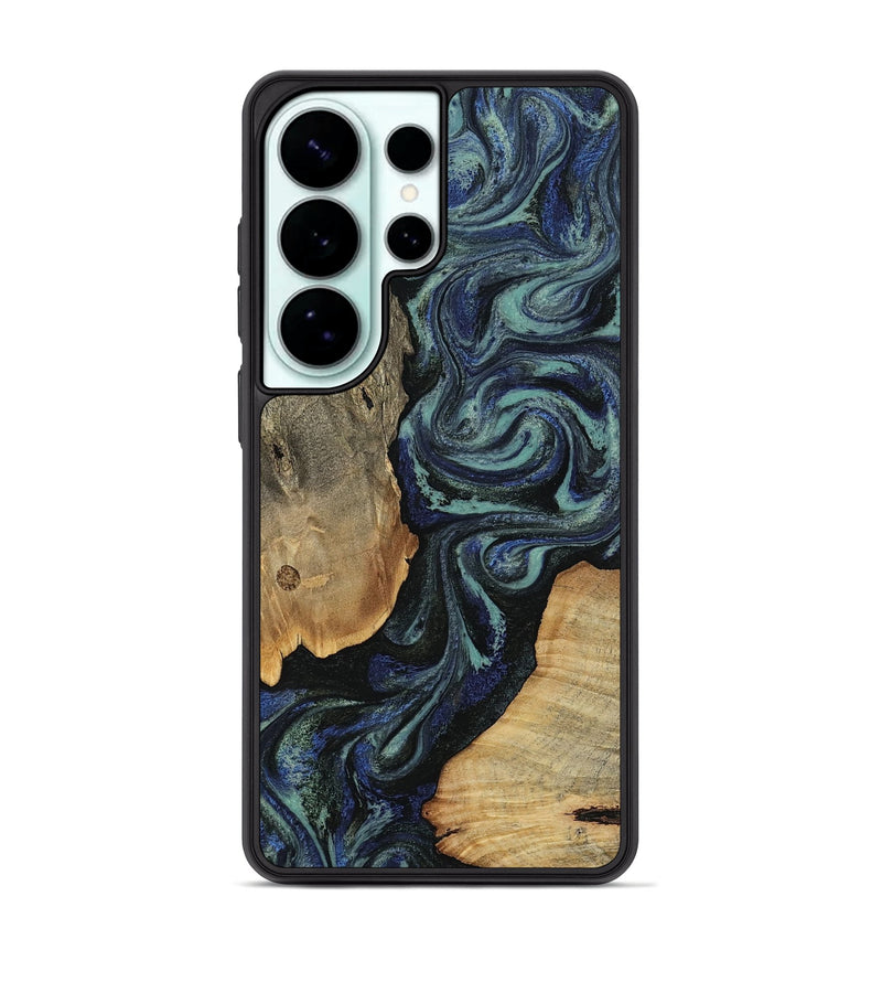 Galaxy S26 Ultra Wood Phone Case - Christy (Blue, 814557)